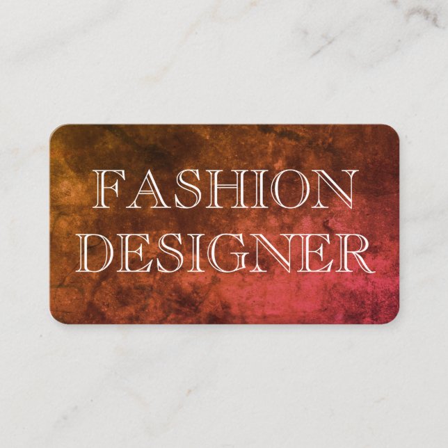 Modern Grunge Business Card (Front)