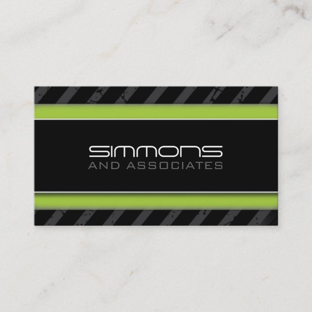 Modern Grunge Business Cards (Front)
