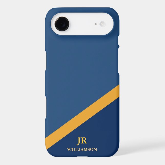 Modern Guy Navy Blue iPhone4 Case-Mate™ Case-Mate iPhone Case (Back)