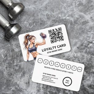 Modern Gym Loyalty Card 