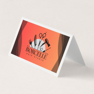 Modern Hair Salon Business Card Template