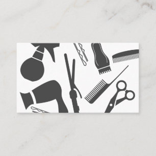 Modern Hair Stylist Business Card