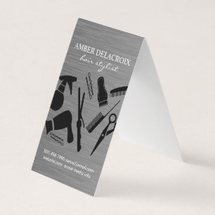 Modern Hair Stylist Business Card