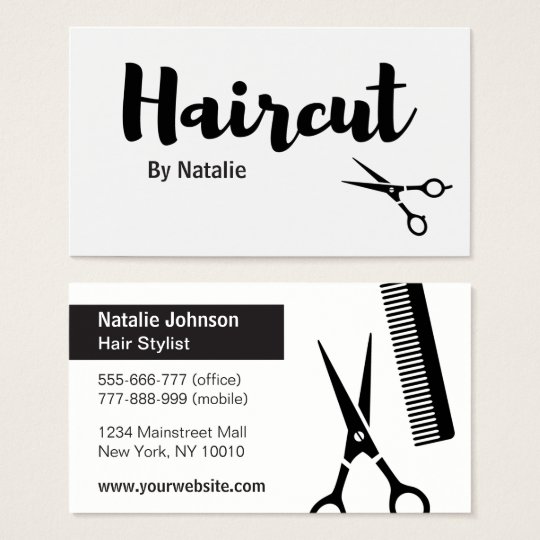 hair salon business cards Zazzle