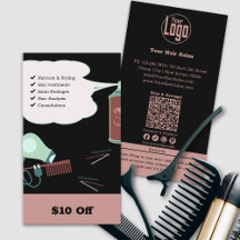 Modern Hairdresser $10 Off Discount Card