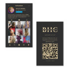 Modern Hairstylist Black Monogram Instagram