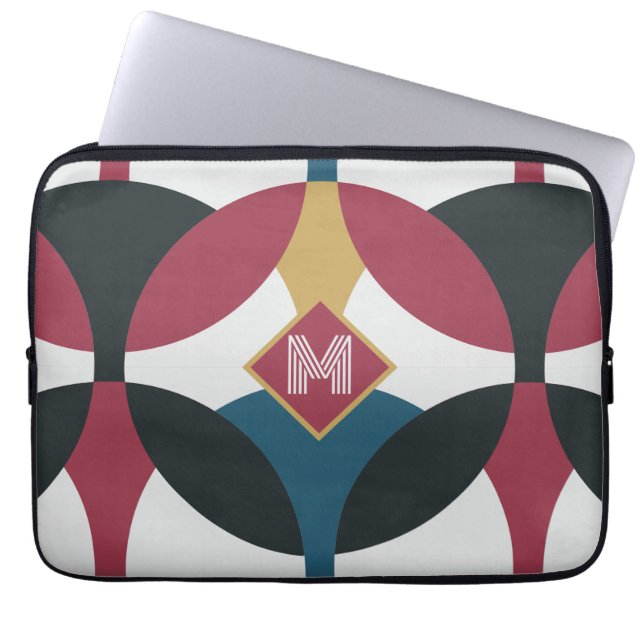 Modern Half Moons iPad Protective Cover (Front)