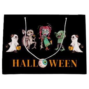 Modern Halloween black Gift Bag