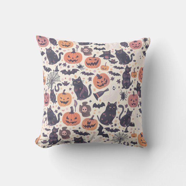  modern halloween cushion (Front)