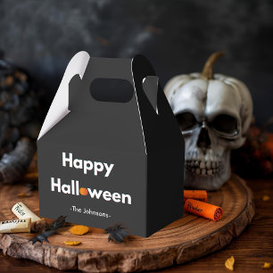 Modern Halloween Favor Box – Personalized