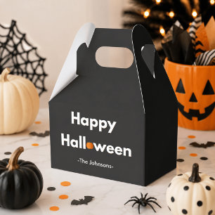 Modern Halloween Favour Box – Personalised