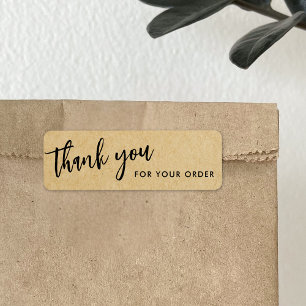 Modern Hand Script Thank You for Your Order