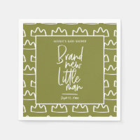 Modern hand written baby shower