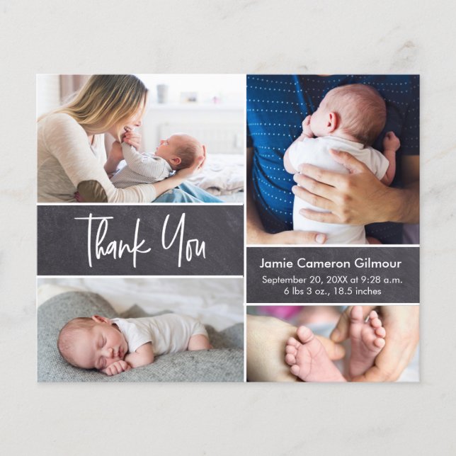 Modern Handlettering Baby Photos Budget (Front)