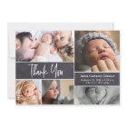 Modern Handlettering Photo Collage Baby Shower 