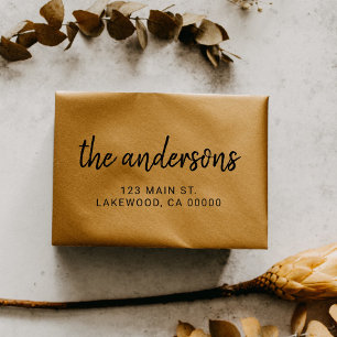 Modern Handwriting Brush Self-inking Stamp