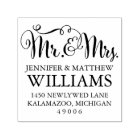 Modern Handwritten Mr and Mrs Return Address