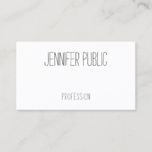 Modern Handwritten Personalised Simple Template Business Card
