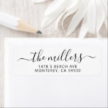 Modern Handwritten Script Family Address Label<br><div class="desc">Modern Handwritten Script Family Address Label</div>