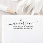 Modern Handwritten Script Family Address Label<br><div class="desc">Modern Handwritten Script Family Address Label</div>