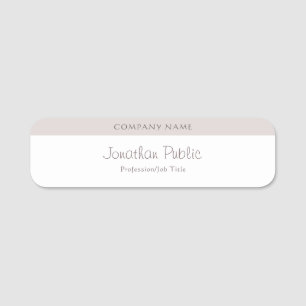 Modern Handwritten Script Name Template Elegant Tag