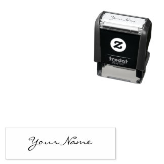 Modern Handwritten Signature Stylish Script Self-inking Stamp