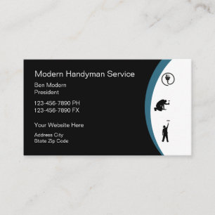 Modern Handyman Business Card 4