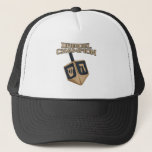 Modern Hanukkah Fun Dreidel Champion Novelty Trucker Hat<br><div class="desc">Celebrate Hanukkah with pride and humour while gathering with the whole family. This festival graphic design makes a perfect gift for the holidays. Whether for your neigbor,  family,  husband,  uncle,  or boyfriend</div>