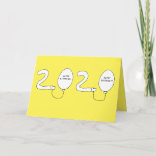 Modern Happy Birthday In 2020 Funny Birthday Card