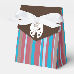 Modern Happy Easter Egg Chocolate Brown Favour Box