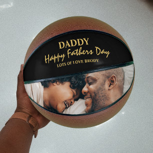 Modern Happy Fathers Day Photo Basketball