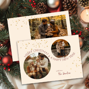 Modern Happy Holiday Photo Card