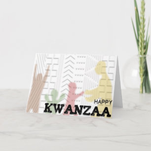 Modern Happy Kwanzaa Holiday Card