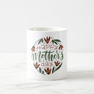 Modern Happy Mother's Day Classic Mug