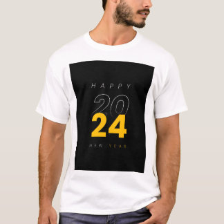 Modern Happy New Year T-shirt
