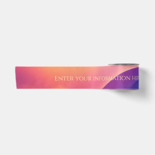 Modern Happy New Year with Radiant Multicolor Satin Ribbon
