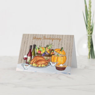 Modern Happy Thanksgiving Day Card