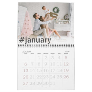 Modern Hashtag 2021 Photo Calendar