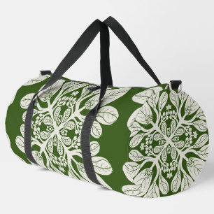 Modern hawaiian print duffle bag