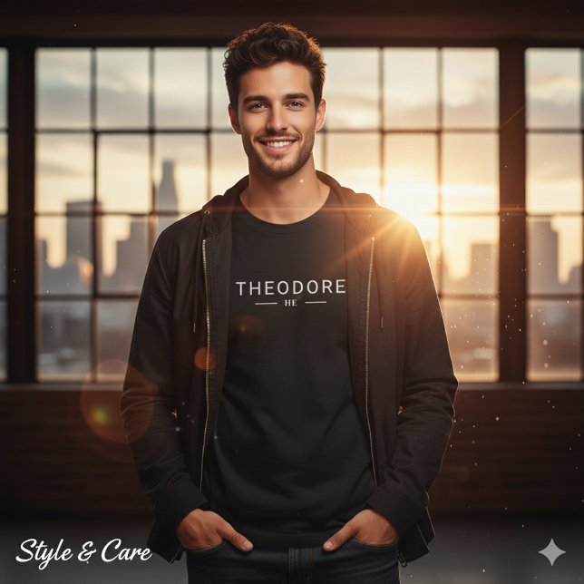 Modern HE Inspired Personalized T-Shirt For Men (Modern HE Inspired Personalized T-Shirt For Men)