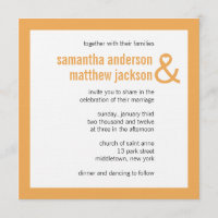 Modern Heart Ampersand Wedding Invitation