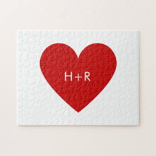 Modern Heart Jigsaw Puzzle