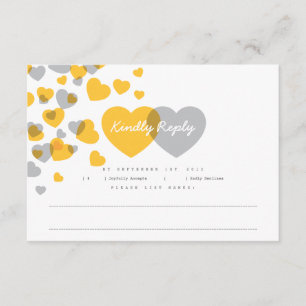 Modern Hearts Response Card