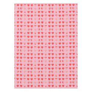 modern hearts tablecloth