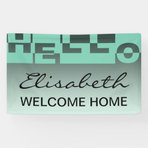 Modern HELLO Banner + your backgr. & ideas