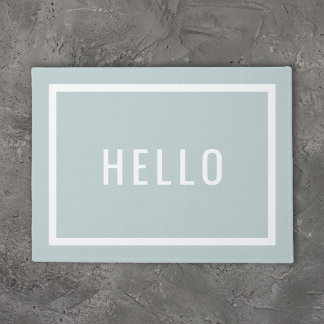 Modern Hello | Editable Colours Doormat