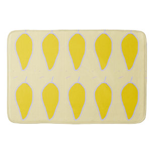 Modern herbal design Bath Mat