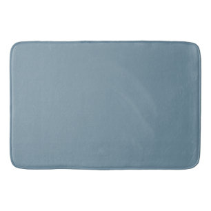 Modern Heritage Solid Coastal Denim Bath Mat
