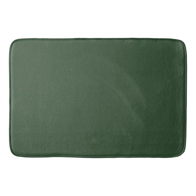 Modern Heritage Solid Evergreen Bath Mat (Front)