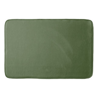 Modern Heritage Solid Forest Green Bath Mat